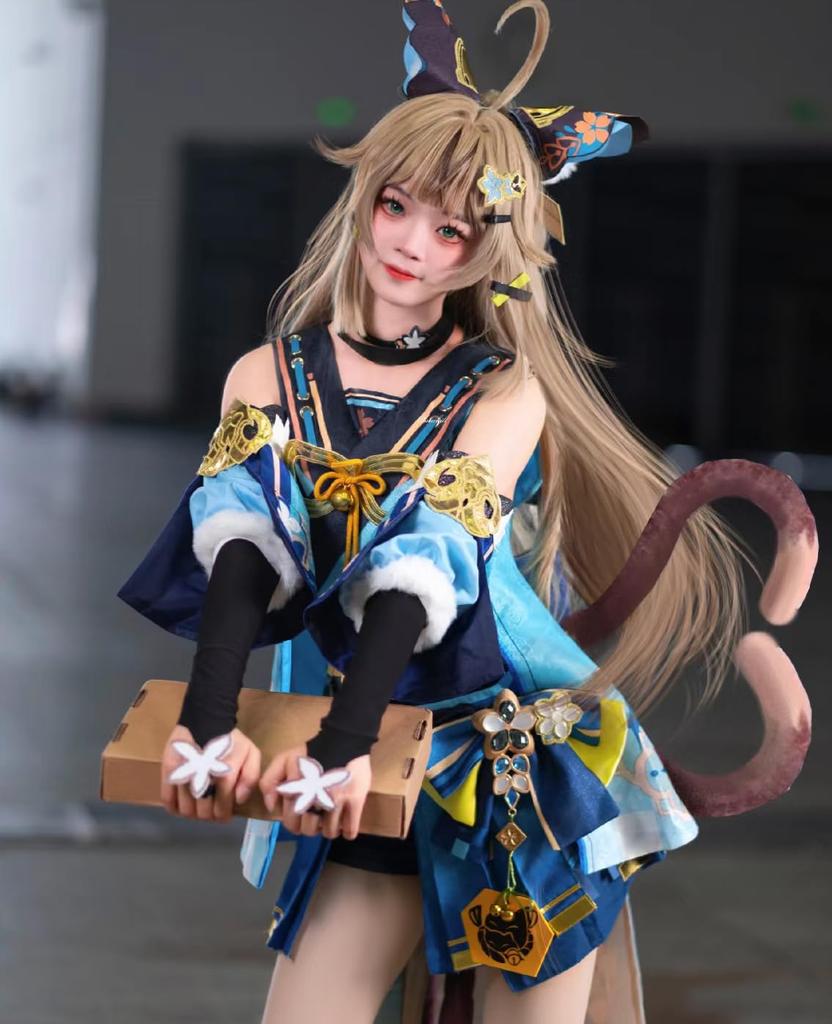 Genshin Impact Kirara Cosplay Genshin Impact Kirara Cosplay Size [NOKIJP] Costume, Lightning, Komanaya, Nekomata, Kirara, (Kirara Costume, S)