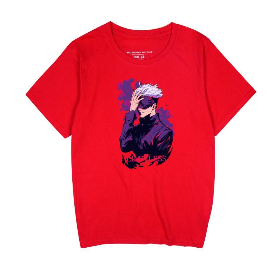 Jujutsu Kaisen T-Shirts CARTOON Printed Shirts Casual Short Sleeve Tee Tops for Men Women