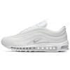 Nike Air Max 97 'Triple White' (Unisex) Weiße / Wolf Grey-Schwarz Laufschuhe 921826 101