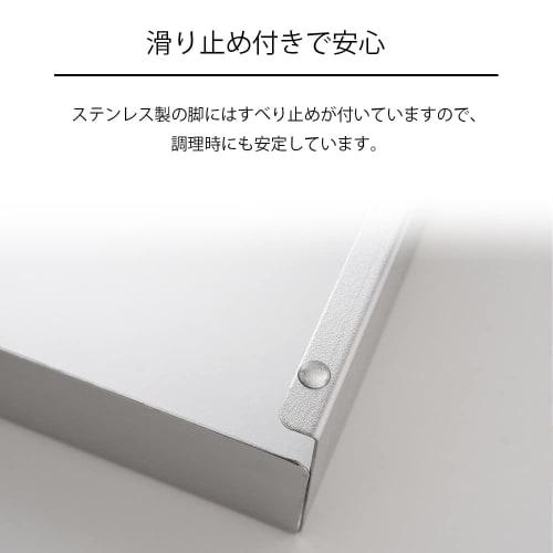 60cm Gas Stove Cover, 3-Burner, Made in Japan, Stainless Steel, for Gas and IH Stoves