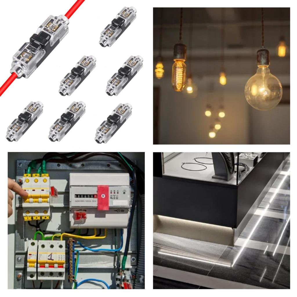 Aninako Wire, Electro Tap Connection, Wire Connector, Easy and Fast Wiring Installation, Branching, Wiring, Connecting Terminals, Car Terminals (H1*6)