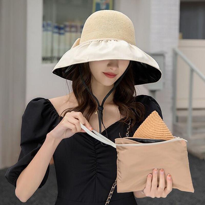 Outdoor Sun Protection Hat With Large Brim For Women Summer Uv Shield Waterproof Breathable