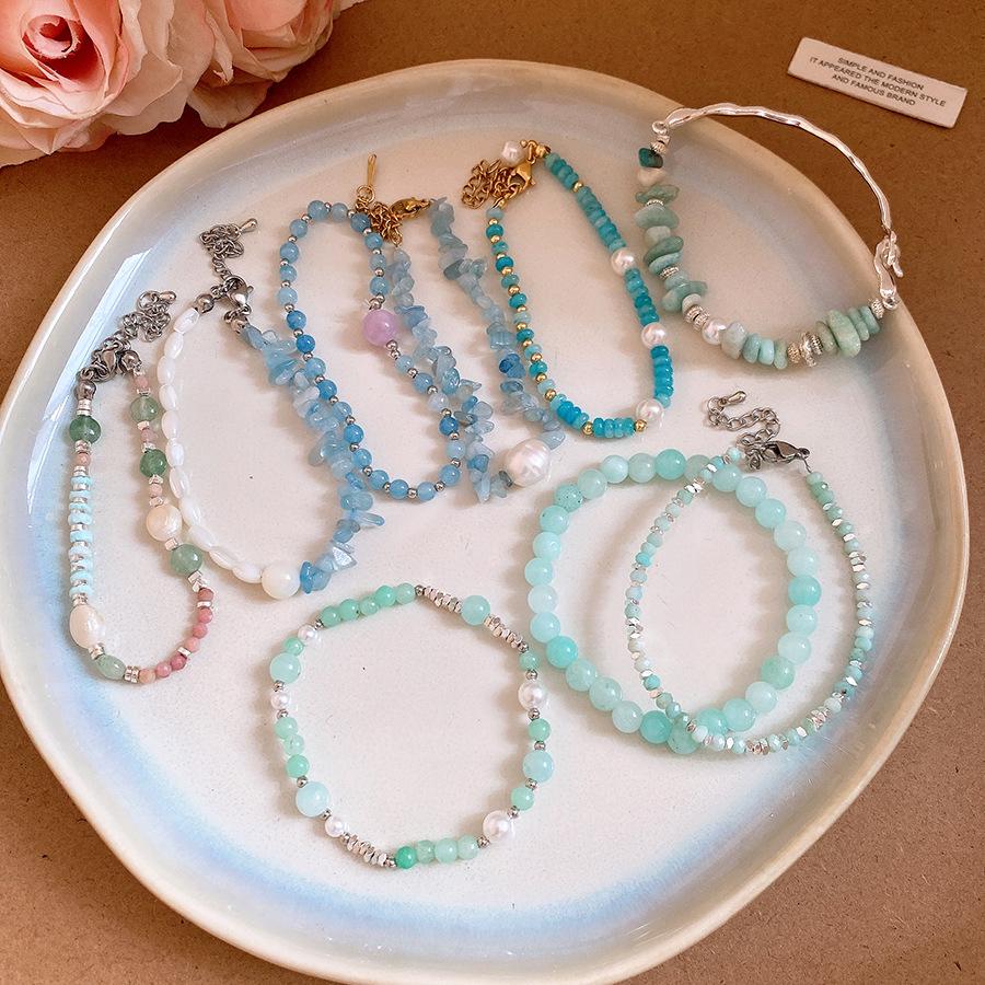 Elegant Shallow Sea Pearl Bracelet: Exquisite Beaded Pull String Design for a Sophisticated Touch