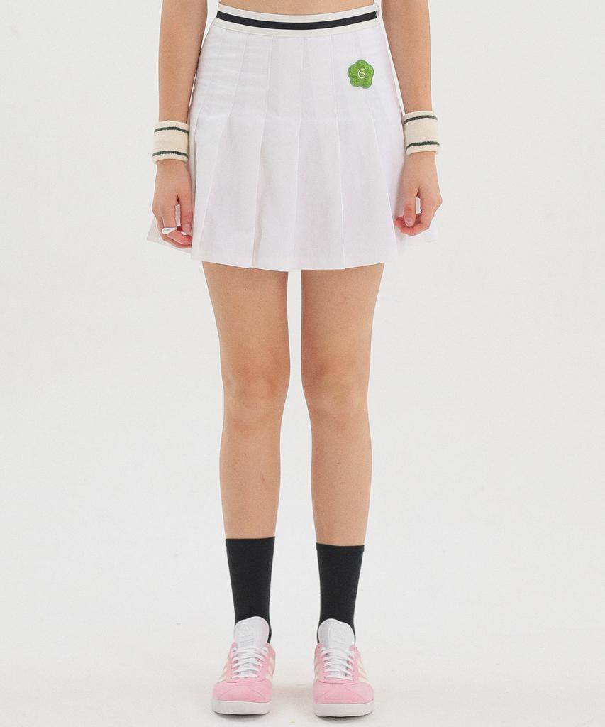 Jun Jun Space Tennis Skirt_White