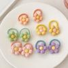 Pack of 10 Cartoon Hair Ties with Fruit/Flower Theme Designs for Little Girl and Children Sprinig Hair Styling Hairband