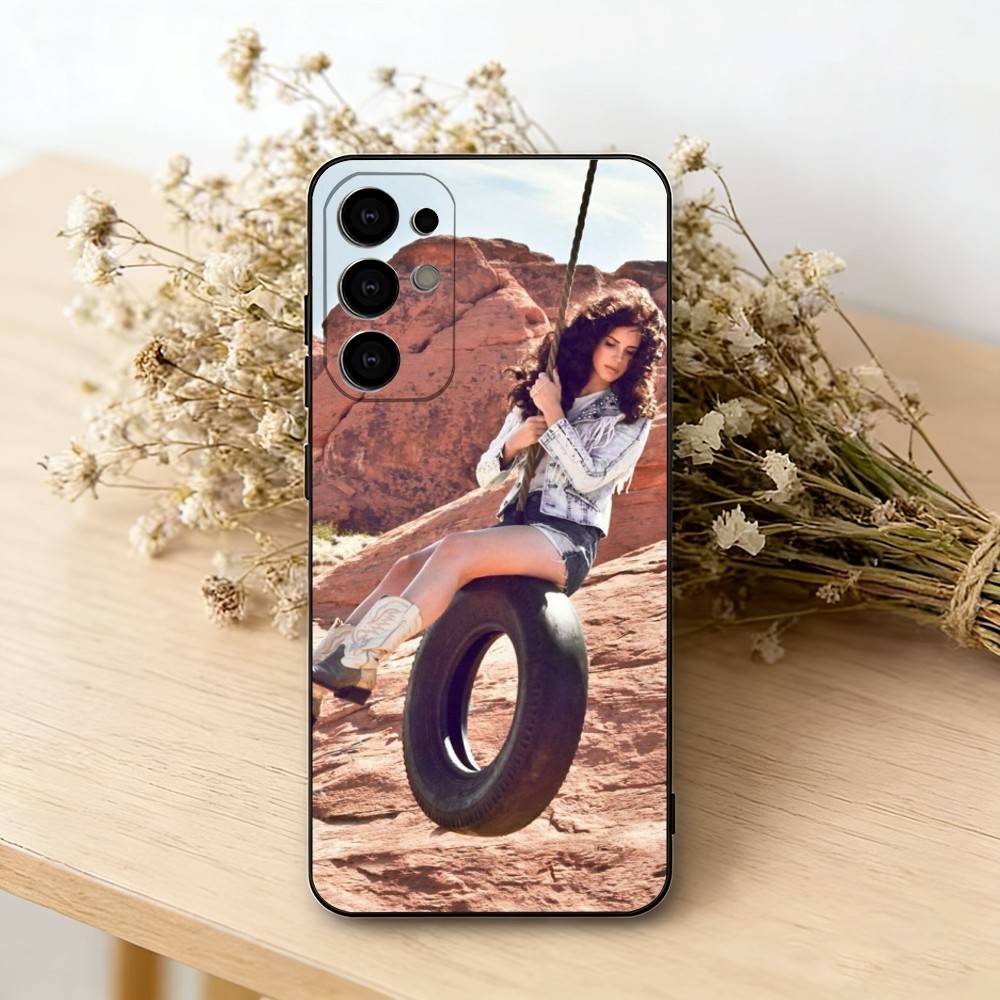 L-Lana Del R-Rey Phone Case Black Silicone Soft For Samsung S25,S24,S21,S22,S23,S30,Ultra,S20,Plus,Fe,Lite