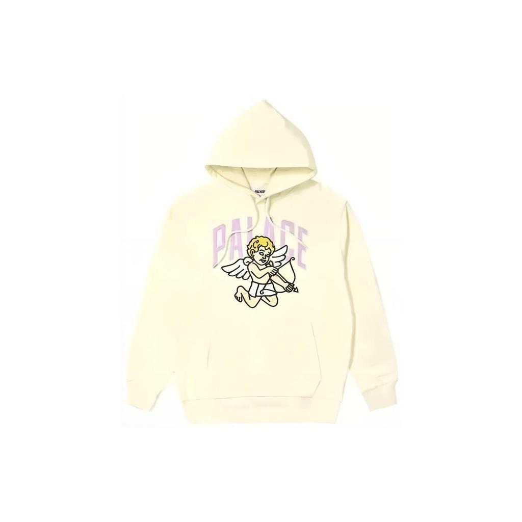 Palace SS23 Sweatshirts Men's Light Yellow Hooded Moderate Regular PLA-SS23-277