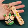 Poké Ball Keychain, Heavy Duty Metal Pokémon Ball Keychain, Anime Collectible Key Ring for Car Keys Bag Charm Gift