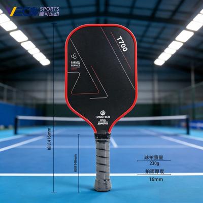 Carbon Fiber Pickleball Paddle PP14-R Honeycomb Core Lightweight Beginners Recreational Players