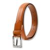 [NARU] Italian Leather Belt for Men, Genuine Leather, Business Casual, Made In Italy, Cowhide Leather, 28mm Width (2.8cm Width), Longer Size,