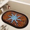 Bathroom Toilet Absorbent Floor Mat Bathroom Door Dirt Resistant Quick Drying Anti Slip Mat
