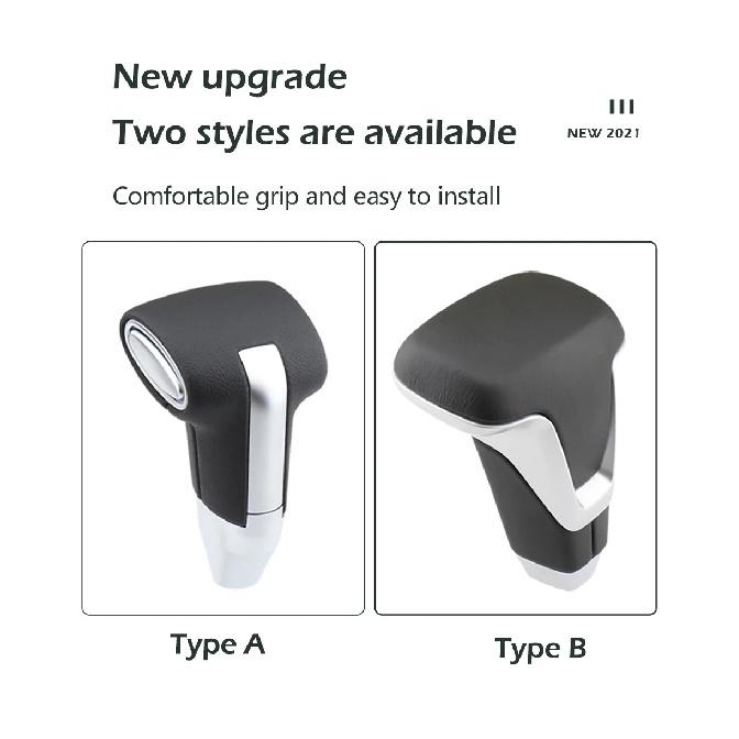 For Toyota Land Cruiser 200 Crown Corolla Rav4 Gearbox Handle Leather Thread Car Automatic Transmission Gear Knob Gear Lever