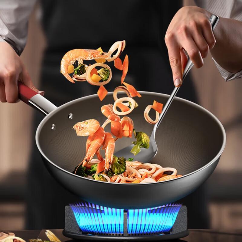 Kangbach 32cm Non-Coated Titanium Non-Stick Wok