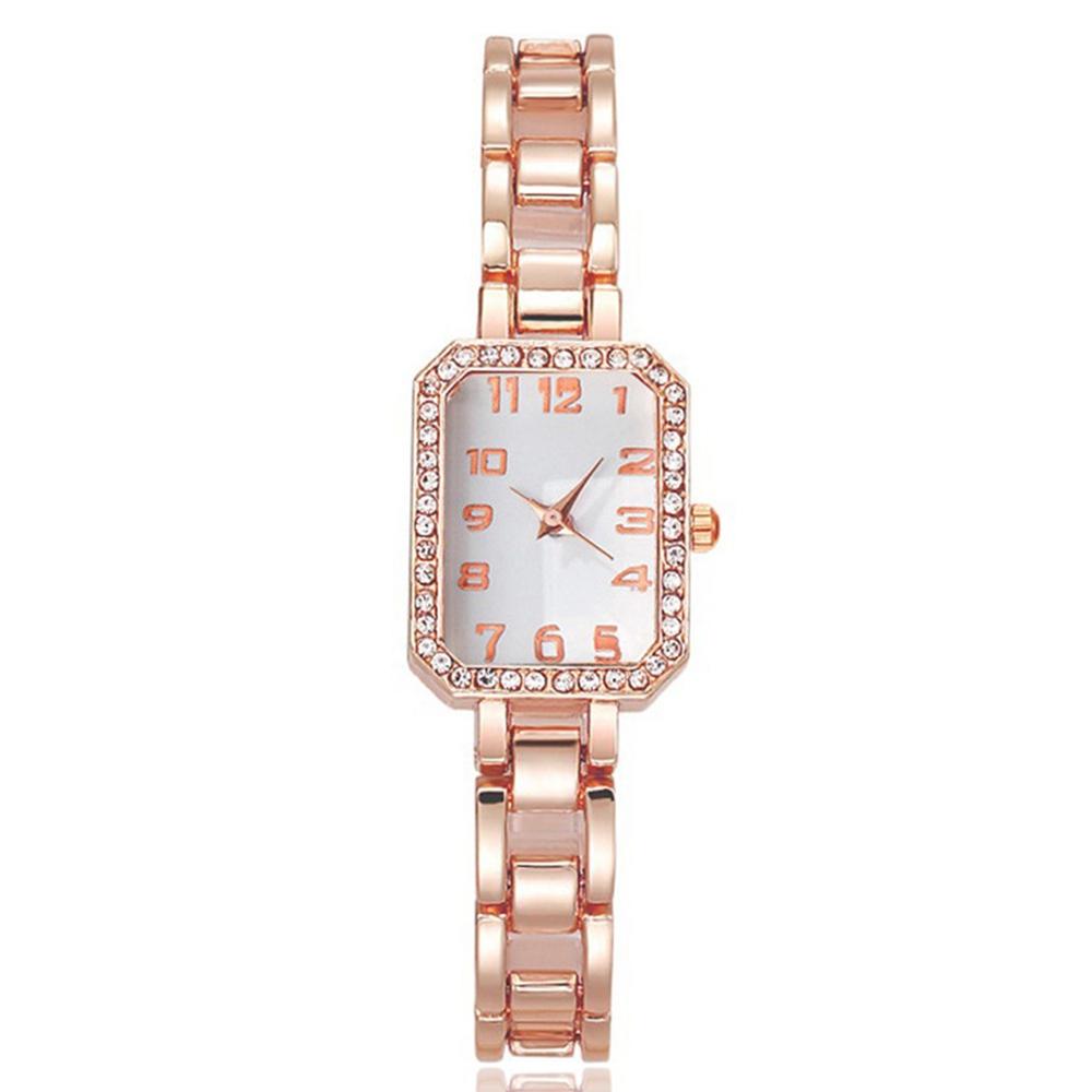 New Luxury Women Watches Fashion Square Wristwatch Casual Quartz Watch Simple Digital Scale Watches for Woman Relogio Feminino