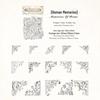 Set de Stickers Floraux Poésie Sucrée – Série Musée Encre Blanche pour Journaux DIY