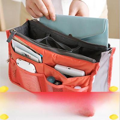 Large Double-Zipper Portable Toiletry & Cosmetic Storage Bag, Korean Style