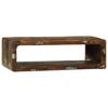 TV Stand Multicolored 80 X 30 X 25 Cm Solid Reclaimed Wood