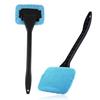 Windshield Cleaning Tool 16-inch Long Rod Window Wiper with 3 Microfiber Cloth Pads Auto Glass Cleaning Brushes Car Interior Cleaner Kit
