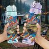 1PC Colorful Surf Ocean 750ml sports water bottle leakproof straw lid outdoor office home