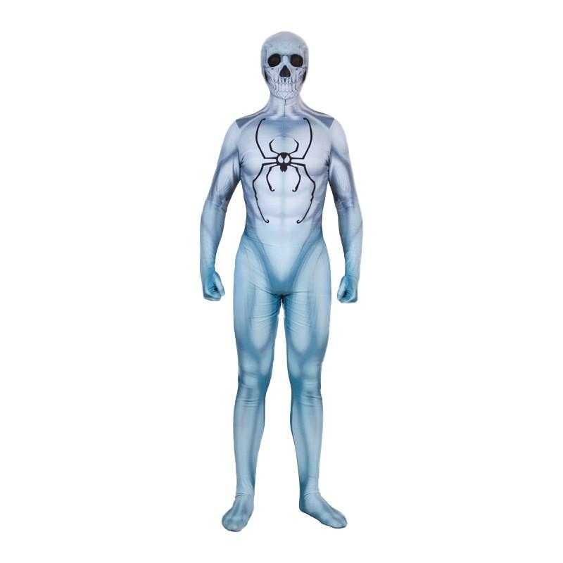 Kinder Halloween Kostüm Skelett Geist Leuchtet im Dunkeln Cosplay Overall Party Bühnenauftritt