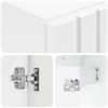 Wall Mounted Bathroom Cabinet White 33 x 34.5 x 60 cm