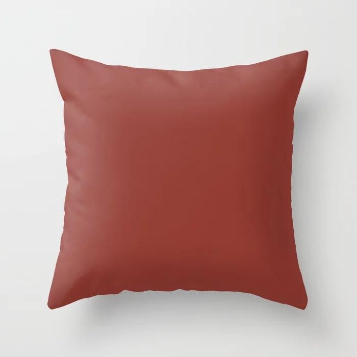 Modern Simple Solid Color Double-Sided Printed Pillow Cover Pillow Core Home Sofa Cushion Pillow Cover Premium