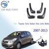Car Mud Flaps For Toyota Camry Aurion XV30/40/50 Corolla Altis Yaris Vitz Vios Limo Mudflaps Splash Guards Mudguards