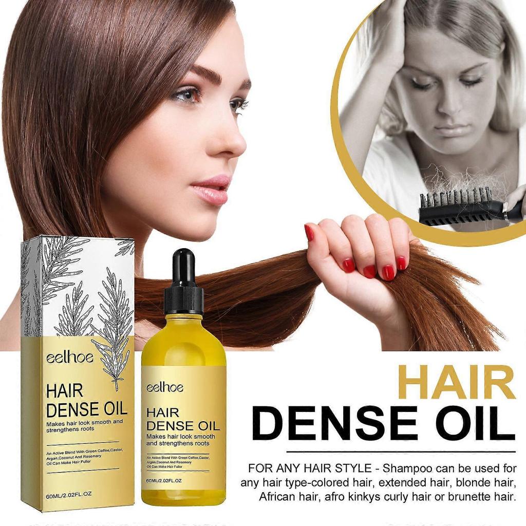 Eelhoe Rosemary Hair Care Essential Oil Gentle Nourishing Scalp Massage Care Fluffy Soft Hair Repair