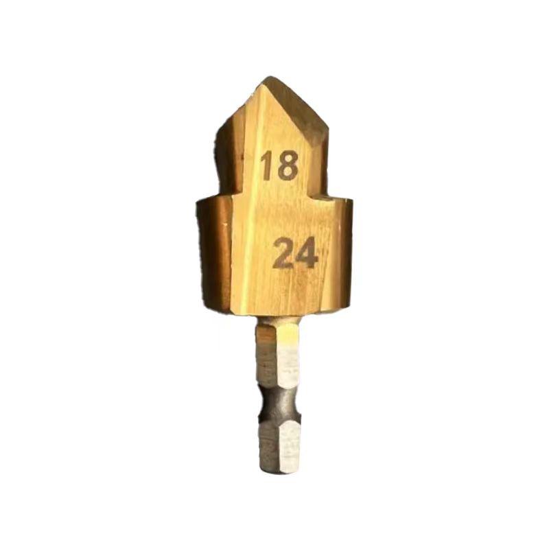 Sechskant-Zweischneiden-PPR-Reibbohrer, 20/25/32mm Stufe, Mehrschicht-Ansenker für Wasserleitungen