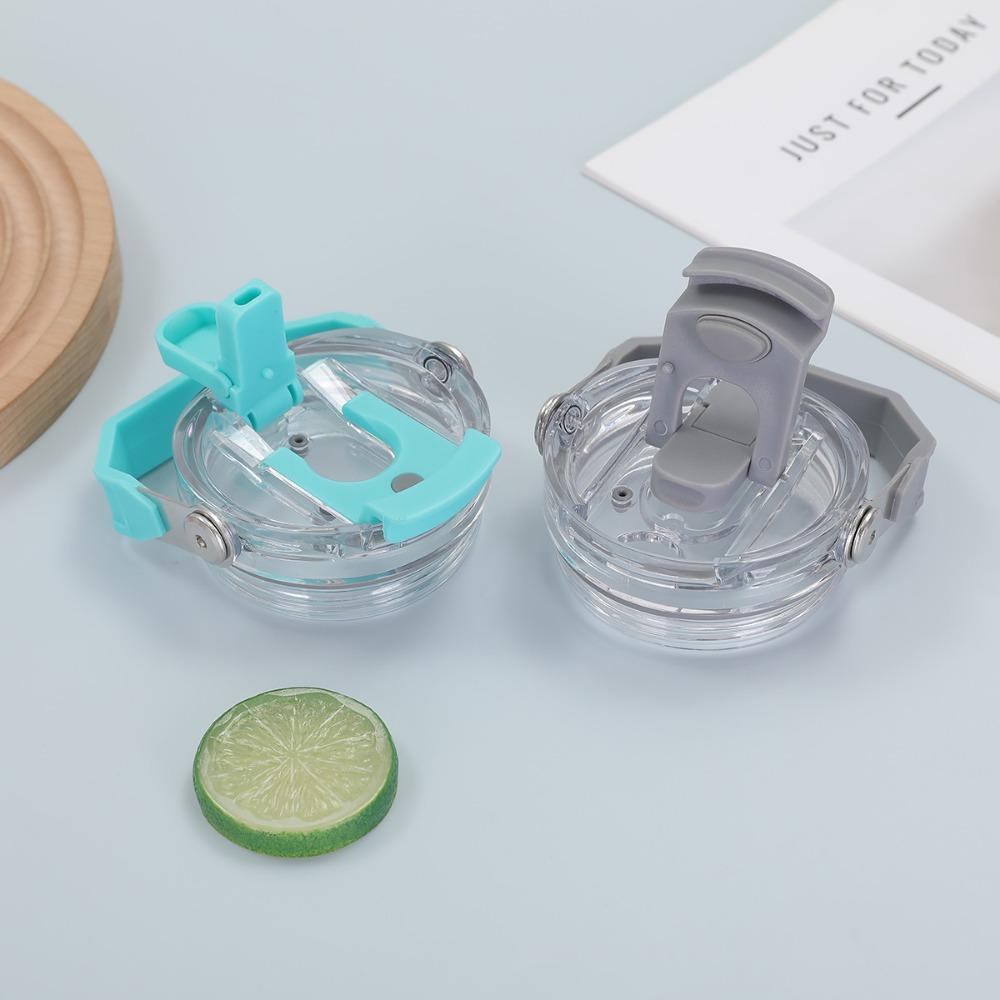 1PC Reusable Plastic Cup Lid with Handle Fit for Stanley 30OZ Water Cup Spill Proof Splash Resistant Tumbler Lids Reusable Lids