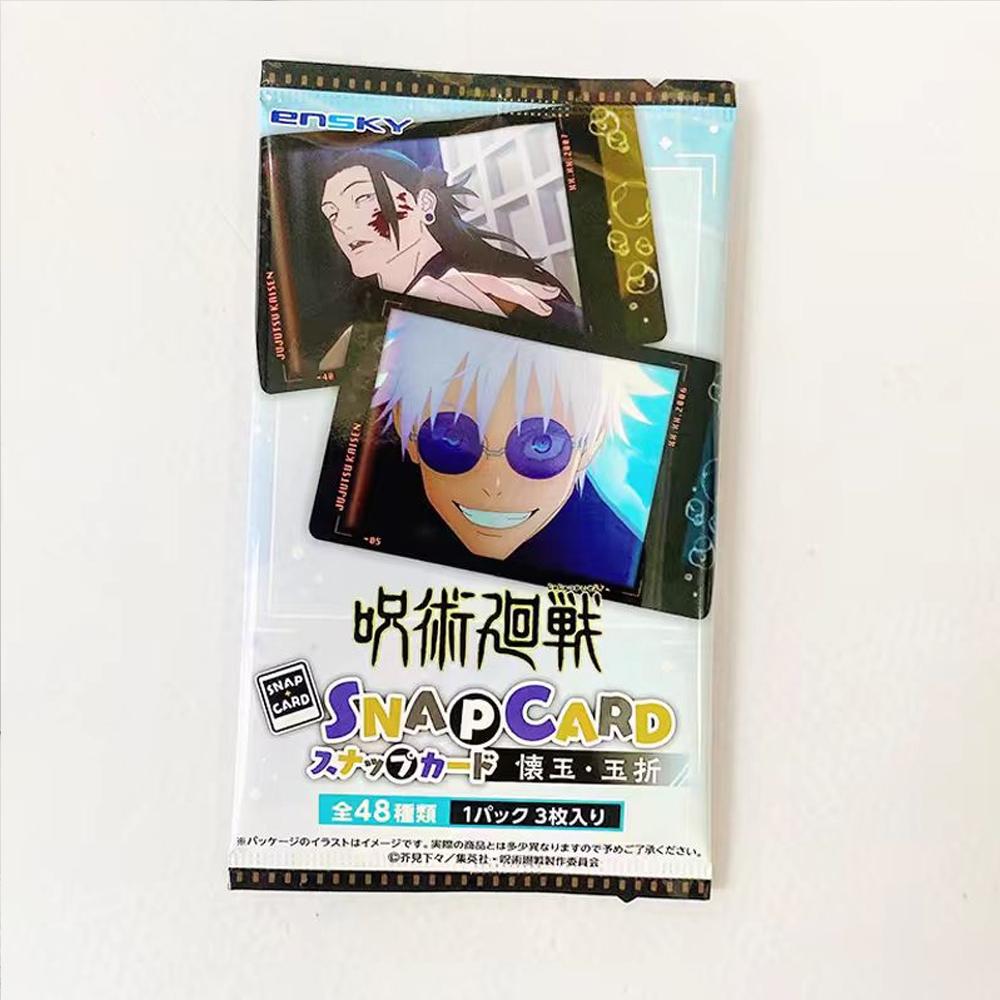 Anime Jujutsu Kaisen Cards Gojo Satoru Itadori Yuji Fushiguro Megumi Figure Flash Card Pocards Bookmark For Collection Gifts