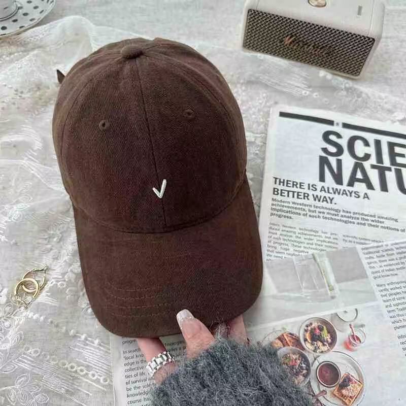 Cappellino da Baseball Classico in Cotone Ricamato con Ampia Visiera per Donna, Estivo, Casual