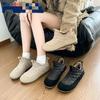 French single shoes new autumn and winter soft-soled beanie shoes comfortable maternity shoes grandma cotton shoes