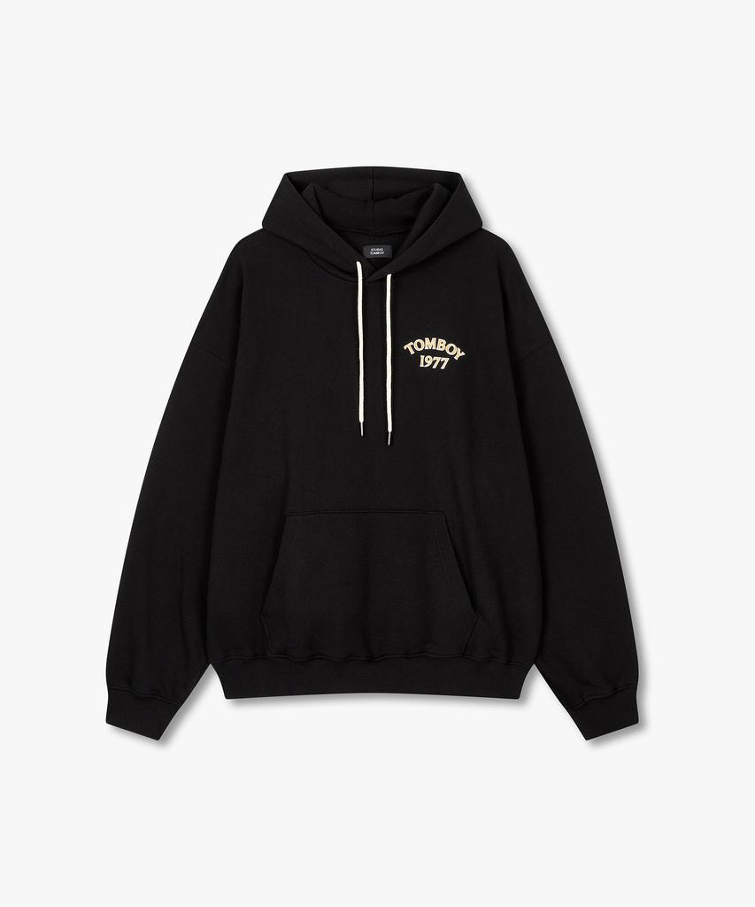 STUDIO TOMBOY [Men] String Detail Hoodie Sweatshirt_Black 91M5322831