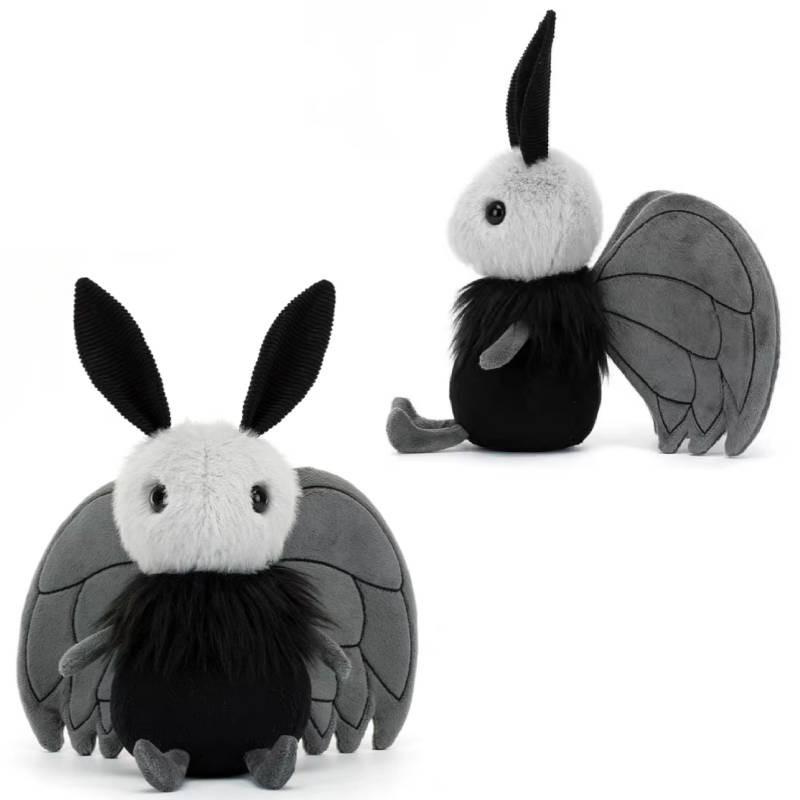 Adorable 20cm Moth Plush Doll Cute Soft Toy Decorative Stuffed Animal