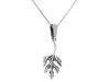 Oxidized Silver Leaf Jewelry Set. Oxidized Silver Leaf Jewelry Set
