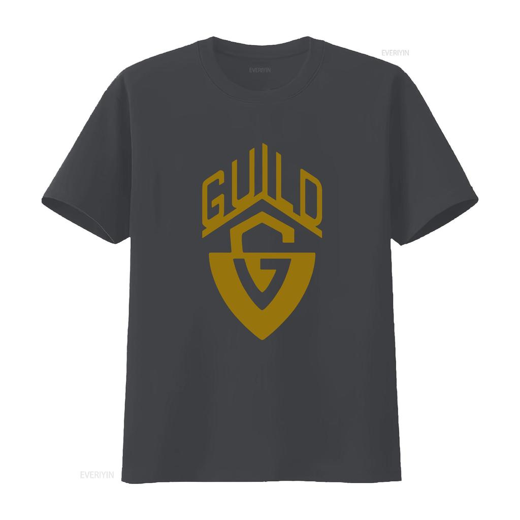 New Guild Guitars Logo American Funny T Shirt Usa Size S Xxl Vintage Washed Breathable Stretched Comfortable Designer Clothes