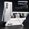For Samsung Galaxy Z Fold 7 6 5 4 Phone Case ,Hinged Protection Cover Shockproof PC + Screen Tempered Glass Protector Film With Pen Slot & Free Stylus