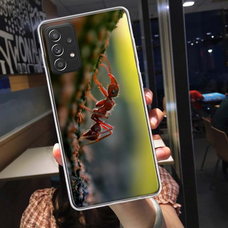 Red Fire Ants, Worker Ants Phone Case for Samsung A54 A57 A37 A17 A14 A15 A12 A24 A34 A55 A35 A25 A52S A07 A05S A04S A22 A32 A72