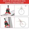 Y51A-Pipe Center Finder, Pipefitter Tools With Magnetic Centering Head, Pipe Fitting Tools 2.75Inch Y-Shape With Adjustable