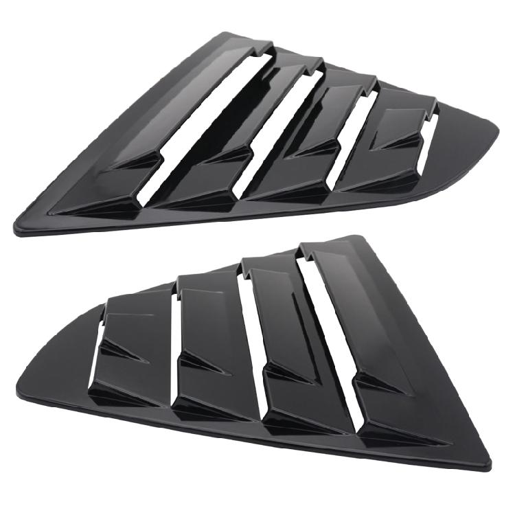 För bakre sidofönsterjalusiram med lameller för solskyddspanelöverdrag