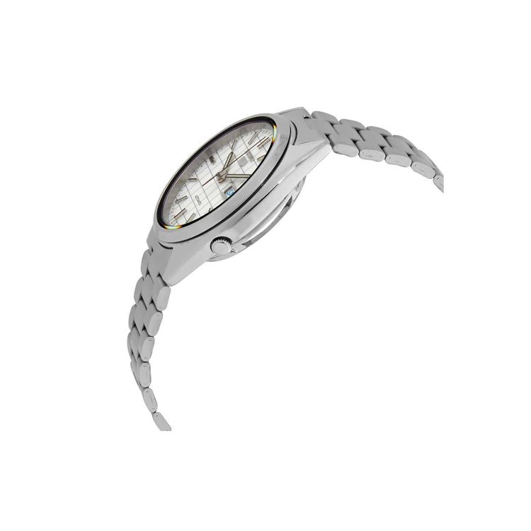 Seiko 5 Series Automatic Mechanical Movement Waterproof Watch White Dial Unisex watches SNXF05K1