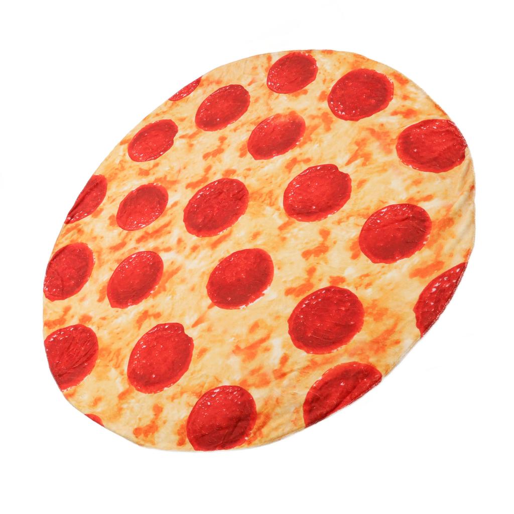 Pizza Blanket for Adults and Kids Soft Flannel Throw Blanket Comfortable Vivid Funny Food Throw for