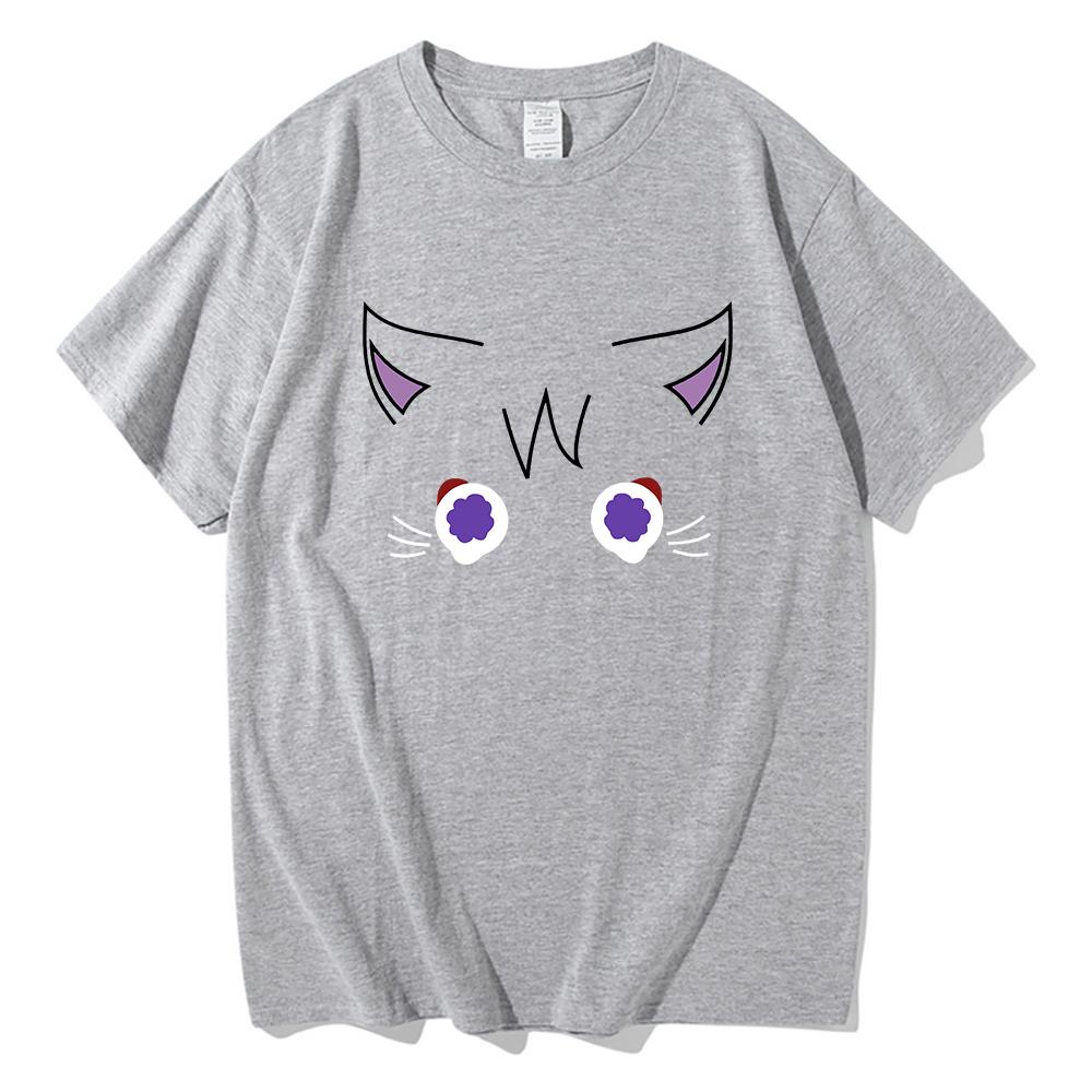 

Genshin Impact Scaramouche Cat T Shirt Funny UnisexWomen Clothing Harajuku Summer Fashion Tops Vintage Unisex Graphic T Shirts 3XL