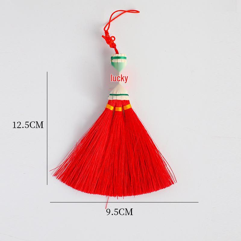 2026 Auspicious Flower Bouquet Broom Ornament for Chinese New Year DIY Decoration