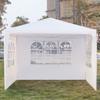 3-sided Waterproof Assembled Tent Large Space With Spiral Tubes For Wedding Camping Parking (3 X