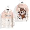 2025 New Labubu Cartoon Cute Children's Hoodie Anime Sportswear Girls' Long Sleeve Top Role Playing 3D Hoodie