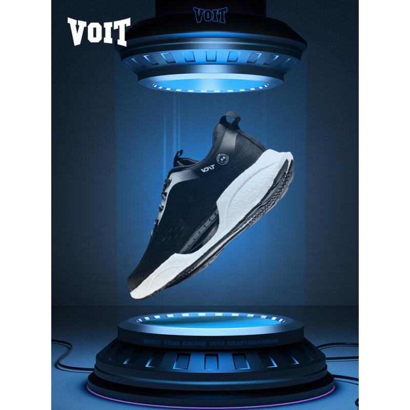 

Спортивная обувь Voit, нескользящая амортизирующая сверхлегкая обувь с мягкой подошвой, спортивная студенческая дышащая обувь 37 чёрный