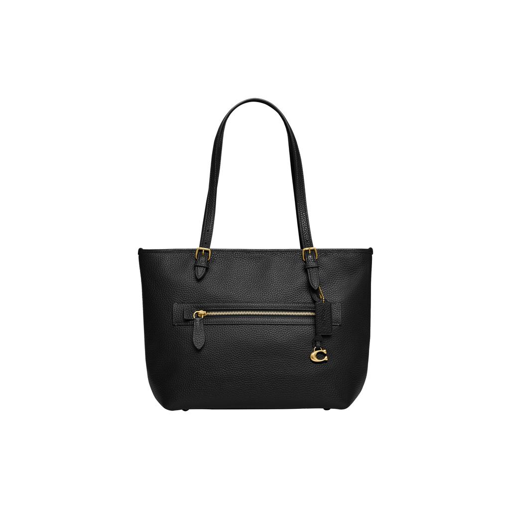 New COACH Taylor Grain Leather Tote Bag, Shopping Bag, Shoulder Bag, Handbag Large Women's Black CC395-B4BK