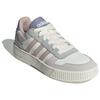 New Adidas Anti Slip Wear Resistant Low Top Skateboard Shoes Unisex White Gray JR8326